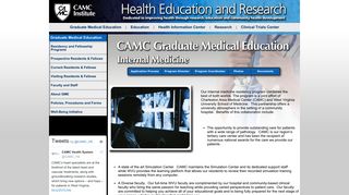 Internal Medicine - CAMC Graduate Medical Education - West Virginia ...