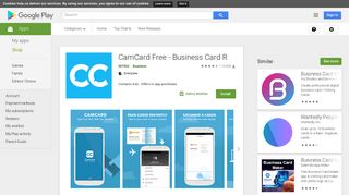 CamCard Free - Business Card R - Apps on Google Play