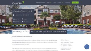 Apartments for Rent in Charlotte, NC - Camden Stonecrest