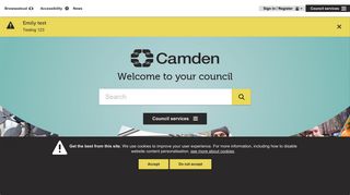 Update a social housing application - Camden Council