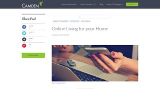 Online Living for your Home | CamdenLiving.com |