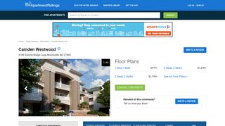 Camden Westwood - 169 Reviews | Morrisville, NC Apartments for ...