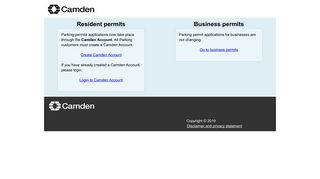 Camden Account login - Camden Council