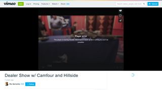 Dealer Show w/ Camfour and Hillside on Vimeo