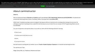 About CamInstructor - CamInstructor