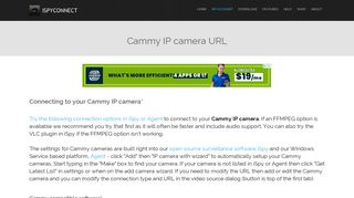 Connect to Cammy IP cameras