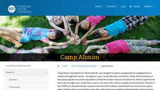 Camp Alonim | American Jewish University