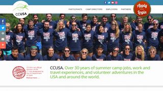 CCUSA - Summer camp jobs, work and travel experiences, and ...