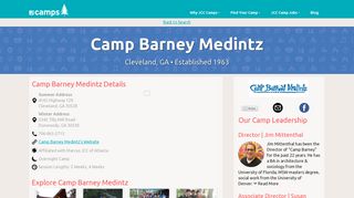 Camp Barney Medintz « |Cleveland, GA| JCC Camps