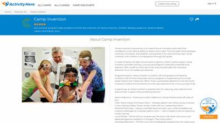 Camp Invention Schedule & Reviews | ActivityHero