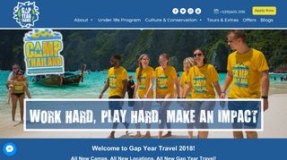 Gap Year Travel – Summer Camp – Gap Year Home Page - Gap Year ...
