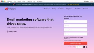 Email Marketing Software | Zoho Campaigns