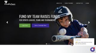 Homepage | Fund My Team