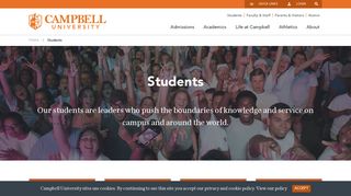 Student Resources | Information Hub | Campbell University