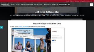 Get Free Office 365 | Campbellsville University Information Technology