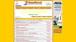 french camping cheque website UKCampsite.co.uk Caravanning and ...