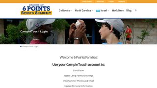 CampInTouch Login - URJ 6 Points Sports Academy | North America's ...