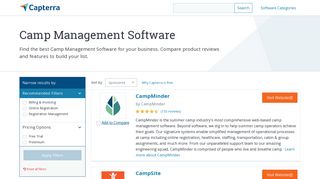 Best Camp Management Software | 2019 Reviews of the Most Popular ...