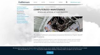 Gulfstream Aerospace - Product Support - Computerized Maintenance