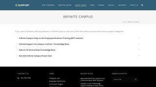 Infinite Campus – CCSD Support