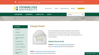 Campus Email | Fitchburg State University