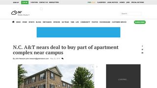 N.C. A&T nears deal to buy part of apartment complex near campus ...