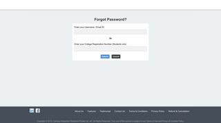 Forgot Password - Welcome to Campus Interaction
