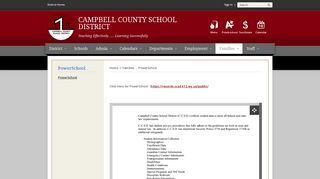 PowerSchool - Campbell County School District