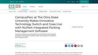 CampusParc at The Ohio State University Makes Innovative ...