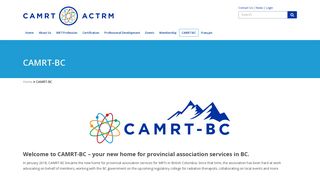 Canadian Association of Medical Radiation Technologists | CAMRT-BC