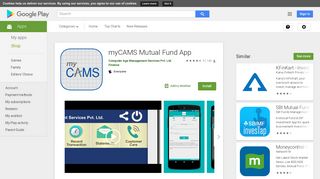 myCAMS Mutual Fund App – Apps on Google Play
