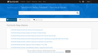 TechSmith Relay Website – TechSmith Support