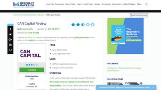 CAN Capital Review 2019 | Reviews, Ratings, Complaints, Comparisons