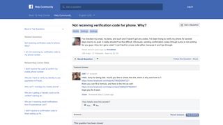 Not receiving verification code for phone. Why? | Facebook Help ...