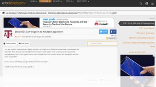[SOLVED] Can't sign in to Amazon app store | AT&T, Rogers HTC One ...