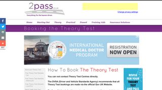 Ways to book the theory test online - 2pass Learner Drivers