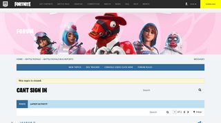 Cant Sign In - Forums - Epic Games | Store