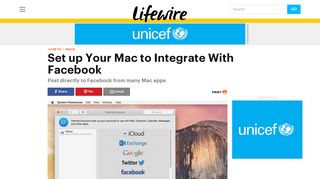 How Do You Set up Your Mac to Integrate With Facebook? - Lifewire