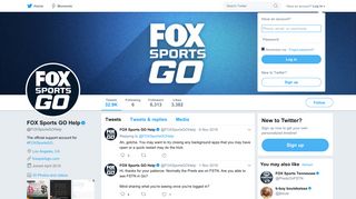 FOX Sports GO Help (@FOXSportsGOHelp) | Twitter
