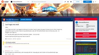 Can't login into HotS : heroesofthestorm - Reddit
