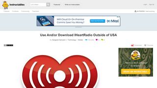 Use And/or Download IHeartRadio Outside of USA: 3 Steps