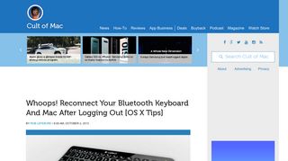 Whoops! Reconnect Your Bluetooth Keyboard And Mac After Logging ...