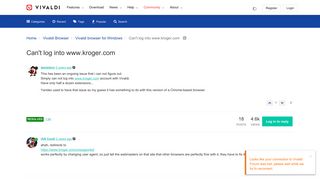 Can't log into www.kroger.com | Vivaldi Forum