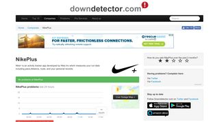 NikePlus down? Current status and problems | Downdetector