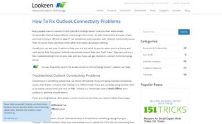 How To Fix Outlook Connectivity Problems - Lookeen