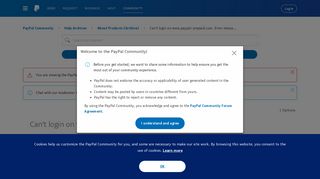 Can't login on www.paypal-prepaid.com. Error messa... - Page 4 ...