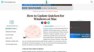 How to Update Quicken for Windows or Mac - The Balance