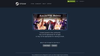 I can't log in to Saints Row IV in the game - Steam Community
