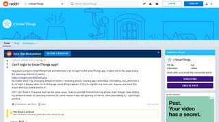 Can't login to SmartThings app? : SmartThings - Reddit