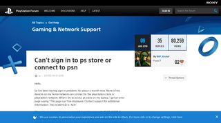 Solved: Can't sign in to ps store or connect to psn - PlayStation ...
